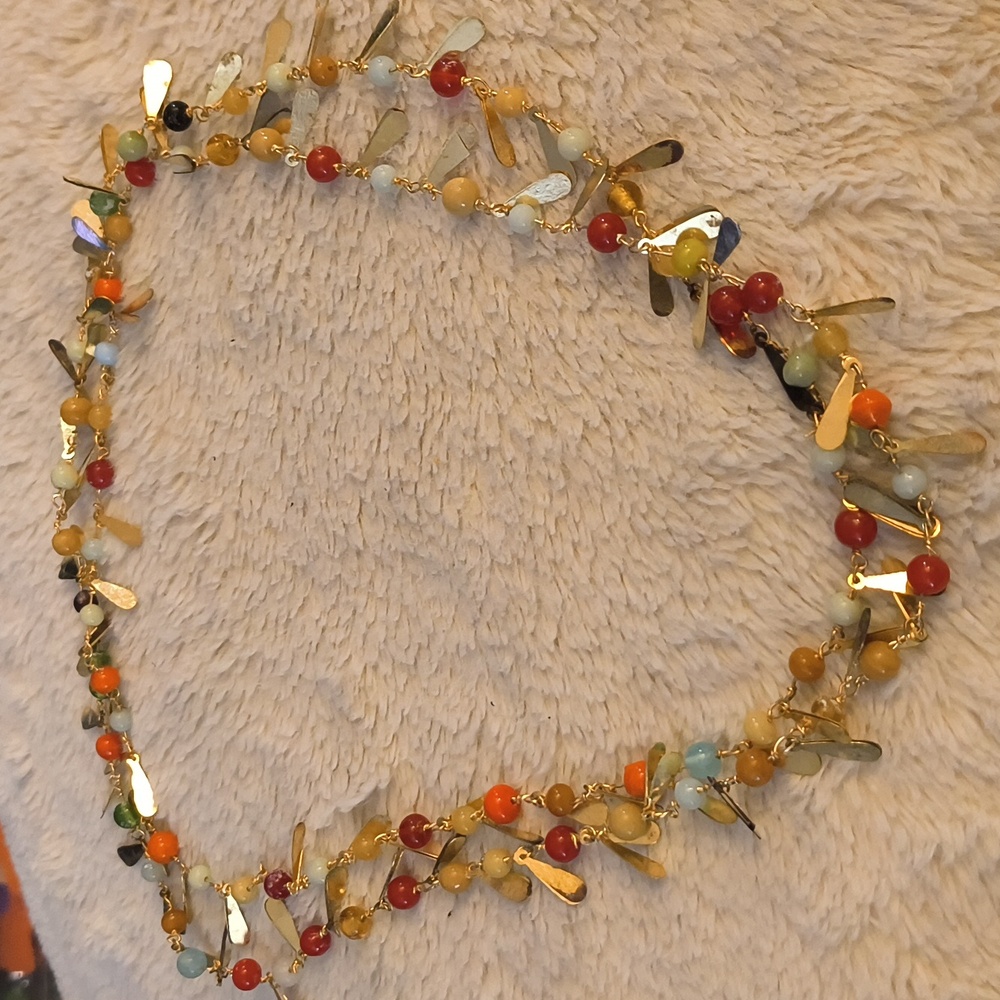 Vintage Wrap Around Charm Necklace